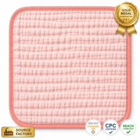 Toalla de Muselina de Bambú y Algodón de Seis Capas para Recién Nacidos, Ultra Suave, Gasa de Burbujas 3D, Paño Absorbente para