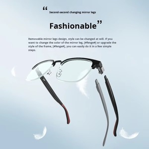 Occhiali Smart Ruidun G07-T1: Tecnologia Avanzata Anti-UV, Aste Staccabili, Chiamate, Navigazione, Assistente AI, Video 4K, Impermeabilità IPX-4 - Product Image 2
