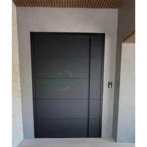 Unico Design intaglio 3D in alluminio Cast porta d'ingresso anteriore sicurezza residenziale esterno antifurto porta blindata - Product Image 5