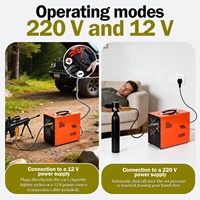 Compresseur d'air électrique TUXING haute puissance avec arrêt automatique, écran LCD, 4500 psi, 300 bar, batterie de voiture, plongée sous-marine, paintball, PCP, 12 V