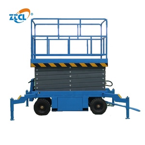 CE TUV 4-20m 300-1500kg Elevador de tijera móvil Elevador de hombre Elevador de tijera hidráulico de campo traviesa Elevador de tijera - Product Image 2