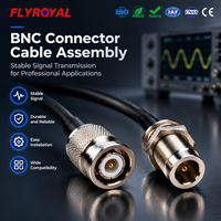Connecteur coaxial BNC mâle/femelle pour communication RF, 50 ohms/75 ohms, montage sur panneau, type à sertir, connecteur BNC personnalisé