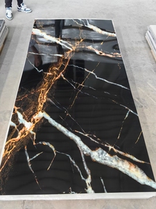 Linh hoạt tự làm wainscote CE chứng nhận UV PVC nhựa tấm đá cẩm thạch <span class=keywords><strong>Panel</strong></span> tường cho thương mại căn hộ sử dụng chống cháy - Product Image 4