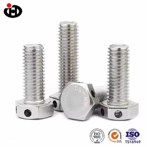 Boulon hexagonal en acier inoxydable 304 avec trou de sécurité <span class=keywords><strong>Vis</strong></span> à tête perforée GB32.1 Système métrique - Product Image 3