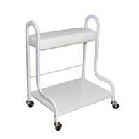 Chariot de Salon et Spa Portable en Métal à 4 Roues pour Manucure Pédicure Repose-Pieds - Durable et Écologique pour Salon - Vente Chaude