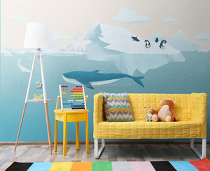 Misterioso y <span class=keywords><strong>Polar</strong></span> viaje galáctico de la serie de los niños de la pared de dormitorio Mural niños <span class=keywords><strong>papel</strong></span> pintado - Product Image 4