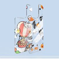Nouvelle coque de téléphone portable 2-en-1 haute transparence avec plaque arrière détachable pour iPhone 14 15 16 Pro Max 17 17 Pro 17 Pro Max