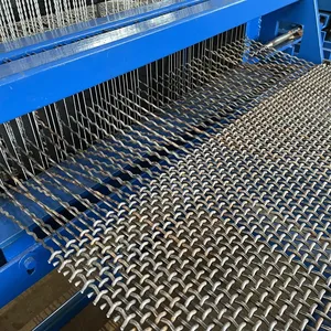 APACHE 2-6mm FULL AUTOMATIC crimped wire mesh weaving machine equipment CNC machine