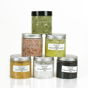 Bain de corps personnalisé gommage de la peau avec logo OEM bain de la mer morte trempage des pieds sel d'Epsom sel de sucre de bain de fruits - Product Image 3