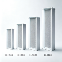 Altavoz de Columna PA de Voltaje Constante de 6.5 Pulgadas, 60W-120W, Altavoz de Pared para Megafonía en Mezquitas, Escuelas y Supermercados