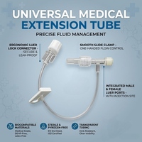 Kit d'infusion vétérinaire transparent, écologique, sans DEHP, à usage unique, pour animaux de compagnie