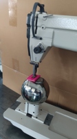 Machine à coudre industrielle RONMACK RM-6810S pour cuir, modèle spécial à bras, pour couture de perruques, nouvelle machine à aiguille simple avec moteur