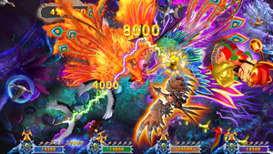 Nuova Macchina da Gioco di Pesca, Kit Gioco di Caccia agli Uccelli, Tavolo da Gioco Fire Phoenix 3 per Sala Giochi, Tavolo da Gioco di Pesca - Product Image 4