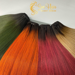 Extensiones de Cabello Humano Sun Hair Company, Sin Químicos, para Teñir, Lisas, en Trama, Super Double Drawn - Product Image 6