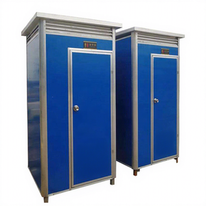 WC Mobile da Esterno di Alta Qualità in Acciaio Verniciato, Bagno Portatile da Cantiere - Product Image 1