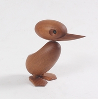 Décoration nordique en bois massif canard en bois décoration de la maison artisanat jouets en bois cadeaux marionnettes rurales américaines ornements