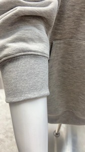 Pullover in cotone pesante personalizzato Mens Essentials High Street Hip Hop felpe oversize in tinta unita senza stringhe - Product Image 6