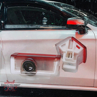 Projecteur LED de porte Plug and Play à succès – Lampe de bienvenue laser à effet d'ombre fantôme sans perçage pour Mercedes-Benz