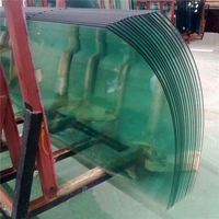 Panneaux muraux en verre trempé transparent courbé, dôme de 6 mm à 15 mm, solides, pour serres, hôtels et applications scolaires