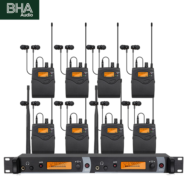 BHA IEM2050 8bodypack Wireless in Ear Monitoring System Stage Monitor Dual Channel 12 Year Factory OEM ODM CE FCC Available