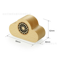 Altavoz Portátil de Madera A1, Mini Altavoz Potente para Cine en Casa, Altavoz/Subwoofer de Escritorio, Regalo Decorativo
