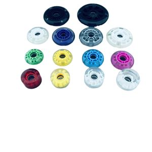 60mm PU nhấp nháy <span class=keywords><strong>Inline</strong></span> <span class=keywords><strong>Skate</strong></span> bánh xe tính năng chịu mài mòn sáng thiết kế phù hợp cho giày trượt con lăn tự do. - Product Image 4