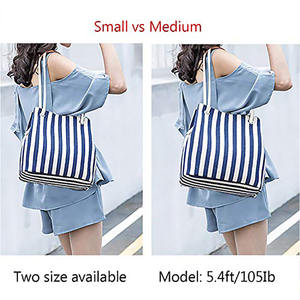 Sac de plage en toile recyclée robuste, fourni par l'usine, logo personnalisé, coton écologique, voyage de <span class=keywords><strong>week</strong></span>-<span class=keywords><strong>end</strong></span>, sérigraphie de lettres - Product Image 3