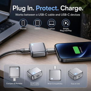 Adaptateur USB-C 140W à arrêt automatique avec interprêtation physique de l'écartement physique, <span class=keywords><strong>chargeur</strong></span> de nuit sécurisé pour <span class=keywords><strong>iPhone</strong></span> et MacBook - Product Image 5