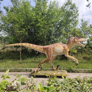 Modelo de Velociraptor Animatrónico de Tamaño Real, Estatua de Dinosaurio de Simulación Realista, Raptor Mecánico para Parque de Dinosaurios - Product Image 1