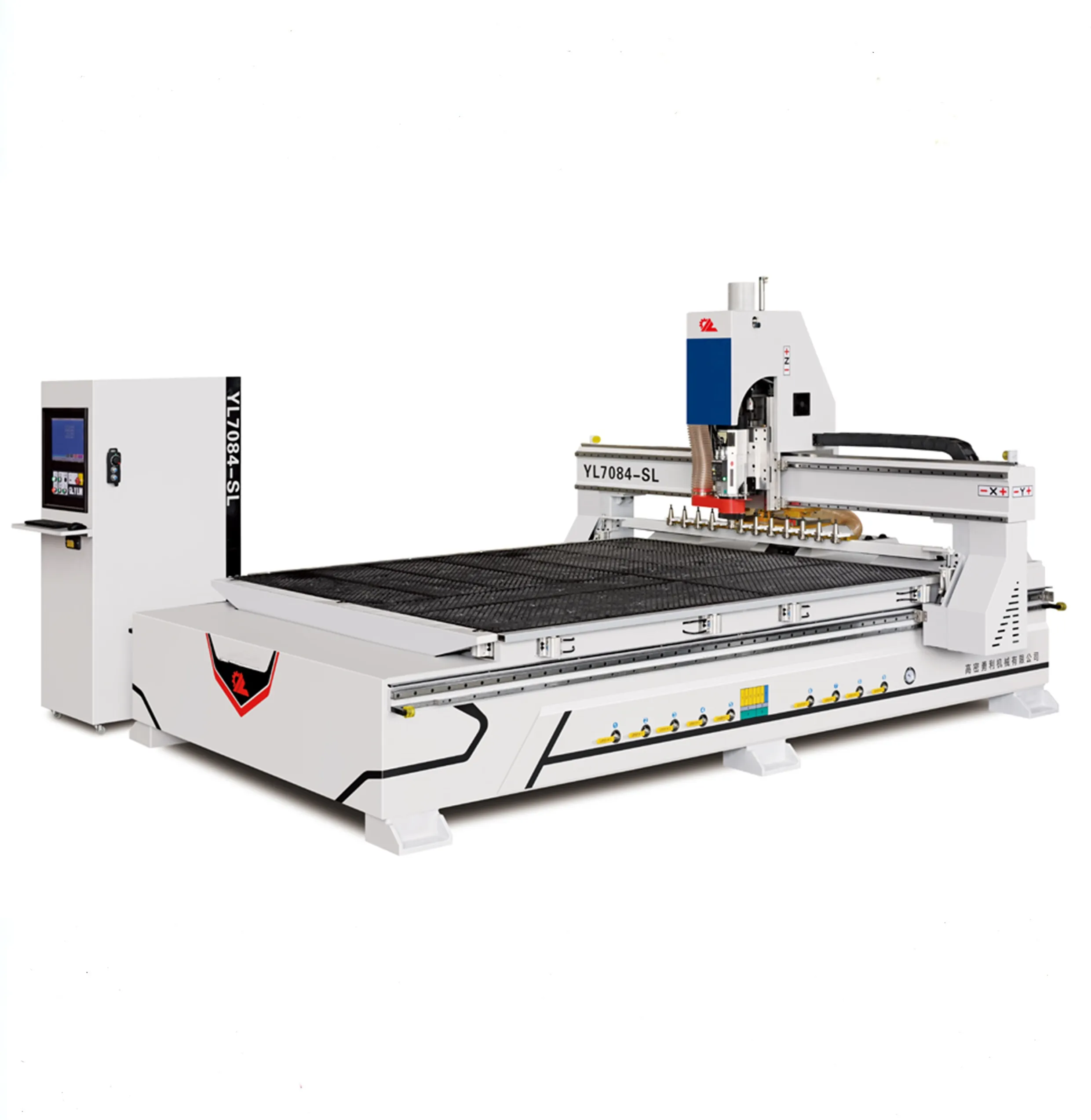 Máquina de corte CNC de hoja lineal ATC para carpintería, herramienta de almacenamiento de procesamiento anidado, perforación, Centro de perforación