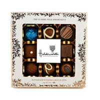 Boîte d'emballage de chocolat truffé rectangulaire personnalisée, emballage de luxe pour chocolat avec fenêtre transparente