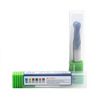 Fraise à double dent pour défonceuse, 1-12 mm, en carbure de tungstène, revêtement TiN, HRC 55, pour usinage CNC haute vitesse