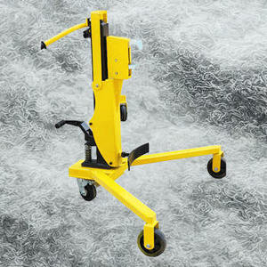 Heavy duty drum lifter tilter hydraulic system for warehouse factory drum <b>transport</b> and pouring - Product Image 2