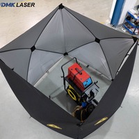 Tenda Pengaman Operasi Laser Lipat, Penutup Pelindung untuk Perangkat Laser Industri, Tahan Suhu Tinggi dan Api