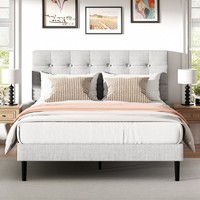 Lit escamotable mural en velours de luxe, réglable, gain de place, design moderne, finition capitonnée, idéal pour studio – Vente directe usine