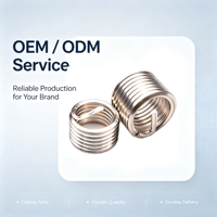 Aerospace Grade Silver Plated Wire Thread Inserts High Temperature Anti Seize Thread Inserts