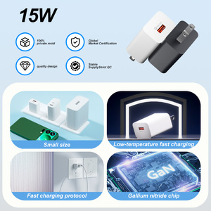 Carregador de Parede USB C 15W 20W com PD QC3.0 e Saída de 3 Portas para Carregamento Rápido de Telefone e Tablet, Plugue dos EUA - Product Image 4