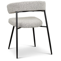 Échantillon gratuit de chaises de salle à manger de restaurant nordique rembourrées de luxe moderne en gros pour restaurant