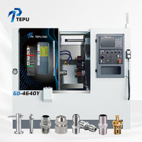 Tour CNC automatique horizontal à lit incliné pour filetage de tuyaux métalliques CMC