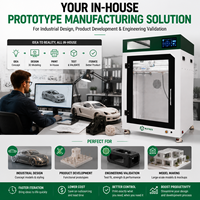 Impresora 3D FDM PLA Nueva con 1 Año de Garantía, Pantalla Táctil, WiFi, Transferencia de Archivos por USB, Cama Calefactada, Nivelación Automática, Pantalla HD de 7 Pulgadas