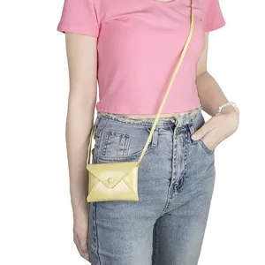 AndoBag Fashion Coin Purse for Women, <strong>Mini</strong> <strong>Envelope</strong> Waist Packs, Genuine Leather Crossbody Bag, Cute Change Pouch 1845 - Product Image 6