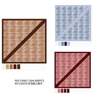 Foulard in Seta 60x135cm Stampa Digitale Multifunzionale per Uomo Donna Casual Tutte le Stagioni Uso Quotidiano - Product Image 2