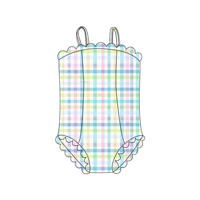 Maillot de bain une pièce pour filles, de haute qualité, à séchage rapide, imprimé, respirant, avec bretelles et dentelle, pour l'été