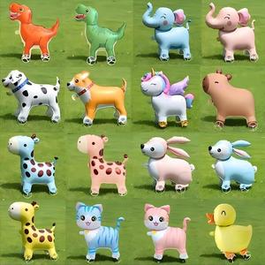 Ballons animaux marcheurs pour enfants, <span class=keywords><strong>d</strong></span>écoration de fête <span class=keywords><strong>d</strong></span>'anniversaire, lapin, éléphant, chat, chien, ballons en aluminium - Product Image 2