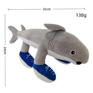 Nuevo diseño Tung Sahur figura divertida italiana Brainrot <span class=keywords><strong>Meme</strong></span> Tralalero Tralala figuritas creativas tiburón peluche juguete - Product Image 4