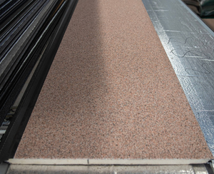 Panneau mural sandwich en PU gravé métallique isolant et imperméable pour la rénovation et la décoration de façades extérieures de villas et d'hôtels - Product Image 1