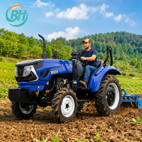 Tracteur agricole diesel 4x4 robuste 50HP 60HP 70HP avec haute efficacité et durabilité