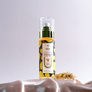 Jaune quinze beurre de karité huile de noix de coco sans gras soyeux lisse parfum <span class=keywords><strong>vanille</strong></span> huile capillaire sérum booster de cheveux - Product Image 6