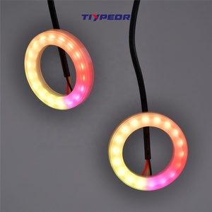 Logo LED TIYPEOR 50mm Cerchio Luminoso RGB con Coperchio Luce Anello Angel Eyes per Retroilluminazione Logo BMW Logo LED per YAMAHA - Product Image 6