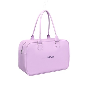 Wholesale Eco Friendly Leather Women's Makeup Bag Custom Logo High Quality Large Capacity Soft Zipper Waterproof <b>Portable</b> - Product Image 2